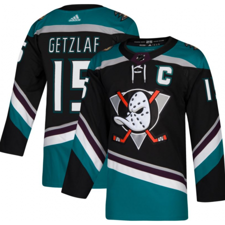 Anaheim Ducks Ryan Getzlaf 15 Adidas 2018-2019 Alternate Authentic Shirt - Mannen